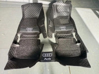 Audi A5 11D Luxury Floor Mats Black with Black Grass Mat - 3Pcs thumbnail 2