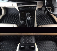 Hyundai Elantra 7D Beige & Black Floor Mat Premium Quality 3Pcs Car Floor Mat thumbnail 2