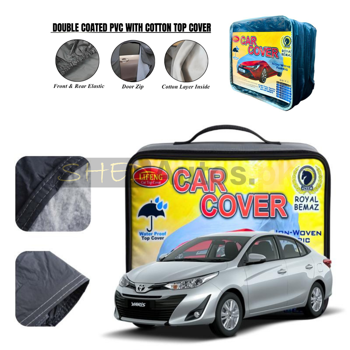 Top Cover Toyota Yaris Non Woven PVC+Cotton