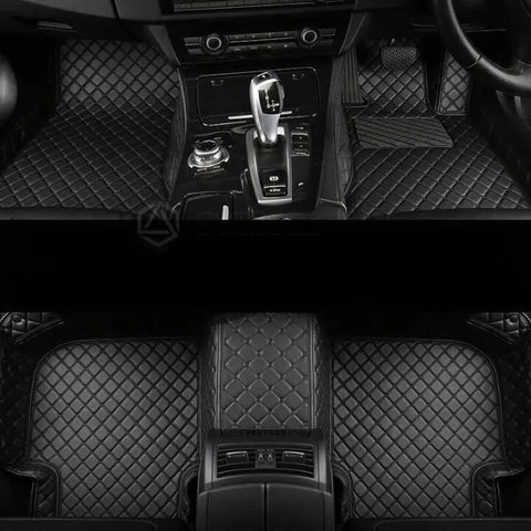 DSFK Glory 580 PRO 7D Floor Mat Premium Quality 3Pcs Car Floor Mat - BLACK