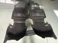 Audi A4 11D Luxury Floor Mats Black with Black Grass Mat - 3Pcs thumbnail 2