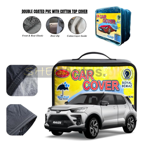 Top Cover Toyota Raize Non Woven PVC+Cotton