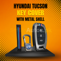 Hyundai Tucson Key Cover With Metal Shell - Model 2020-2023 thumbnail 1