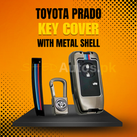 Toyota Prado Key Cover With Metal Shell - Model 2009-2022 thumbnail 1