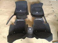 Peugeot 2008 11D Luxury Floor Mats Black with Black Grass Mat - 3Pcs thumbnail 2
