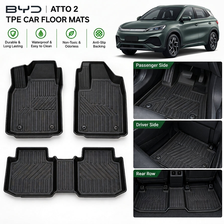 BYD Atto 2 Floor Mats, BYD Atto 2 TPE Floor Mats, BYD Atto 2 Floor Mats near me, BYD Atto 2 Floor Mats pakistan, BYD Atto 2 Floor Mats Karachi, BYD Atto 2 Mats, BYD Atto 2 Floor Mats Lahore, BYD Atto 2 Floor Mats Islamabad, BYD Atto 2 accessories, BYD Atto 2 Interior accessories