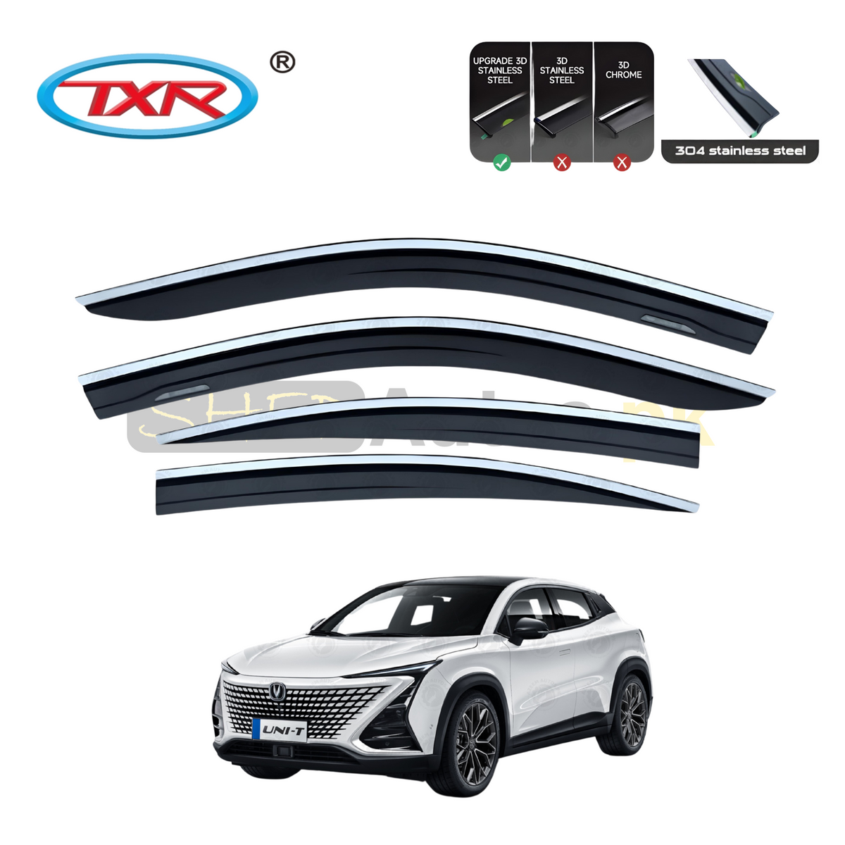 Changan UNI-T TXR Air Press Sun Visor With Chrome 2020-22