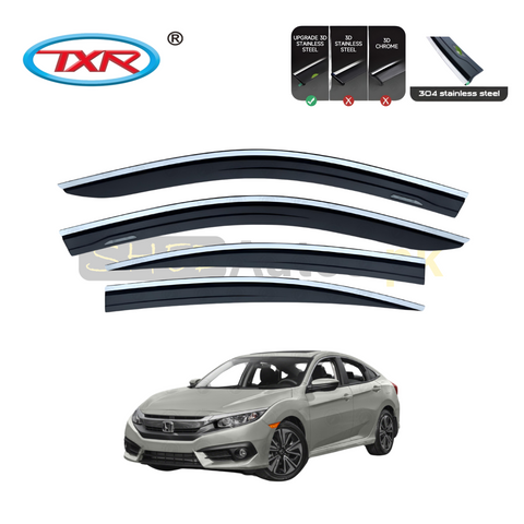 Honda Civic TXR Air Press Sun Visor With Chrome