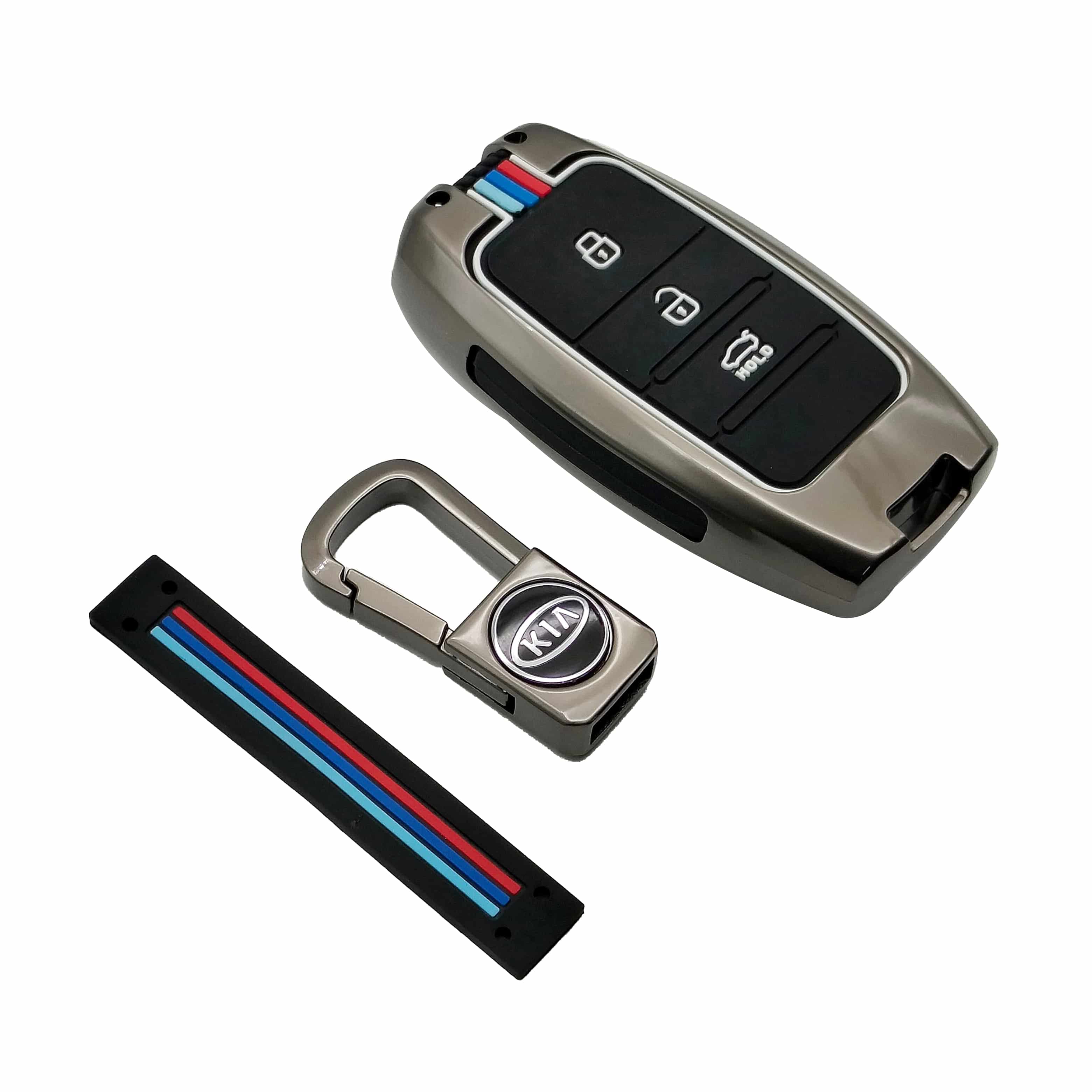 Car Metal Key Covers KIA Sportage keychain pouch