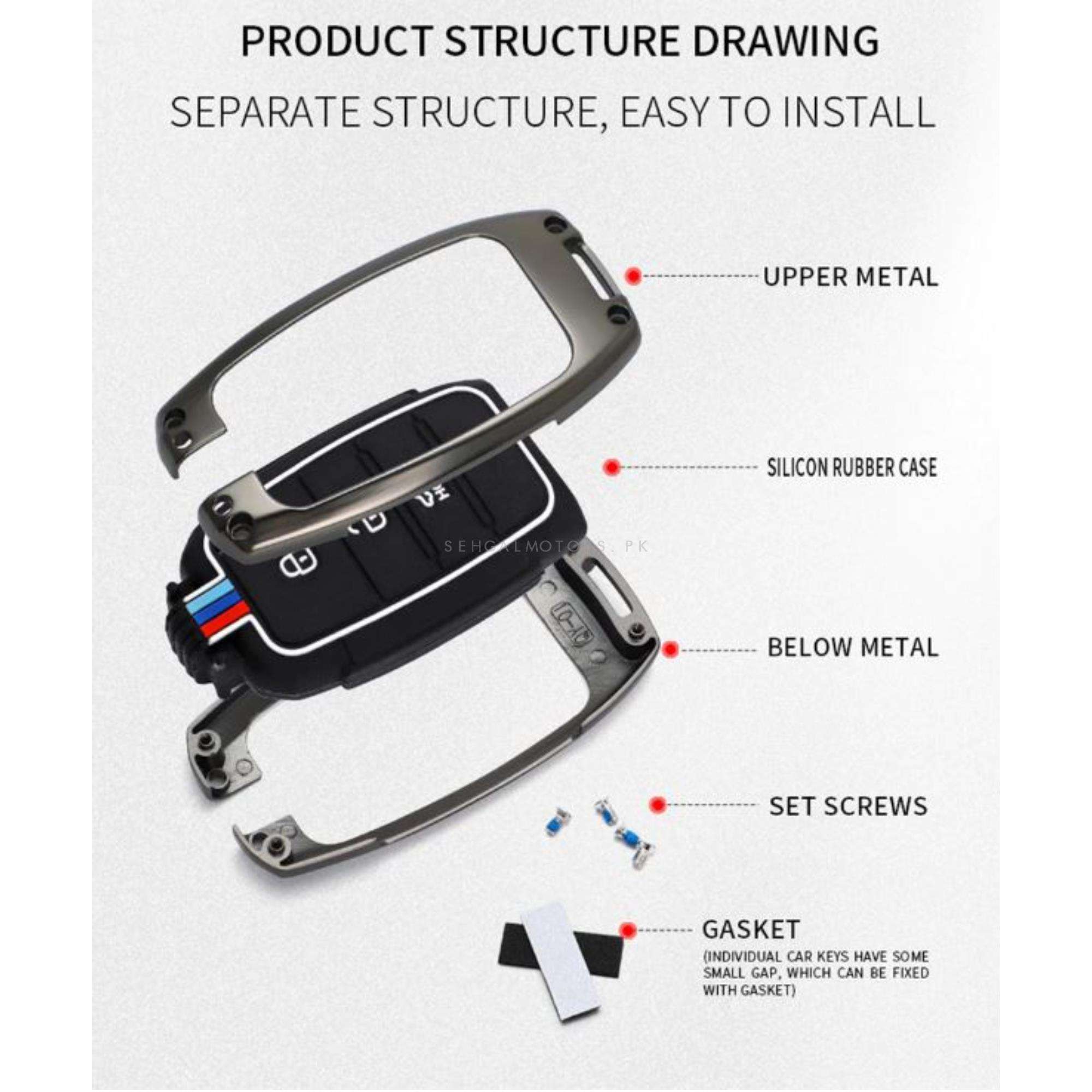 Car Metal Key Covers KIA Sportage keychain pouch