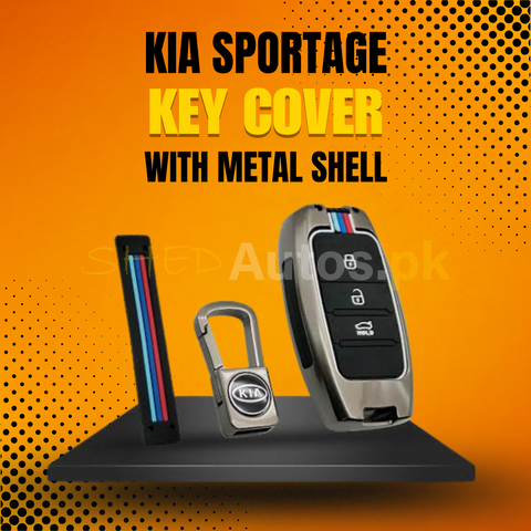 Car Metal Key Covers KIA Sportage keychain pouch