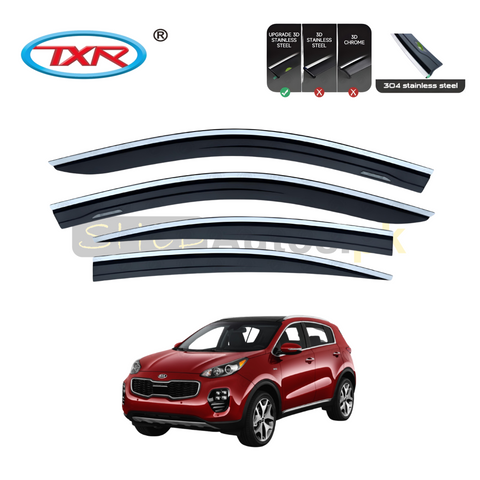 TXR Air Press Sun Visor With Chrome