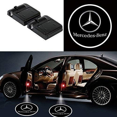 Pack of 2 - Car Door Logo Projection Light -  Mercedes