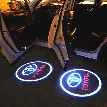 Pack of 2 - Car Door Logo Projection Light - Toyota