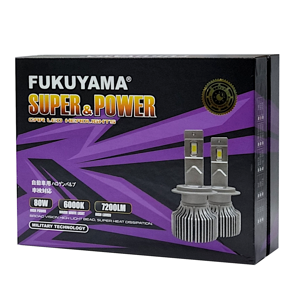 300W FUKUYAMA Car Headlight Led Bulbs Can bus 12V 6000K CSV LED