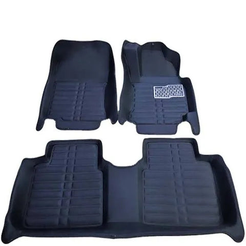 Hyundai Tuscon Black 5D Floor Mat Premium Quality 3Pcs Tucson Car Floor Mat - BLACK