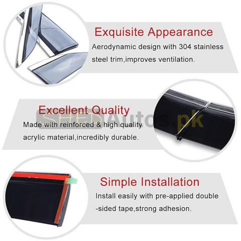 TXR Air Press Sunvisor With Chrome