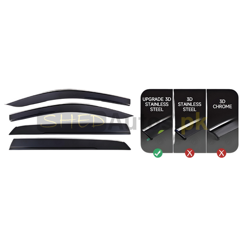 TXR Air Press Sunvisor With Chrome