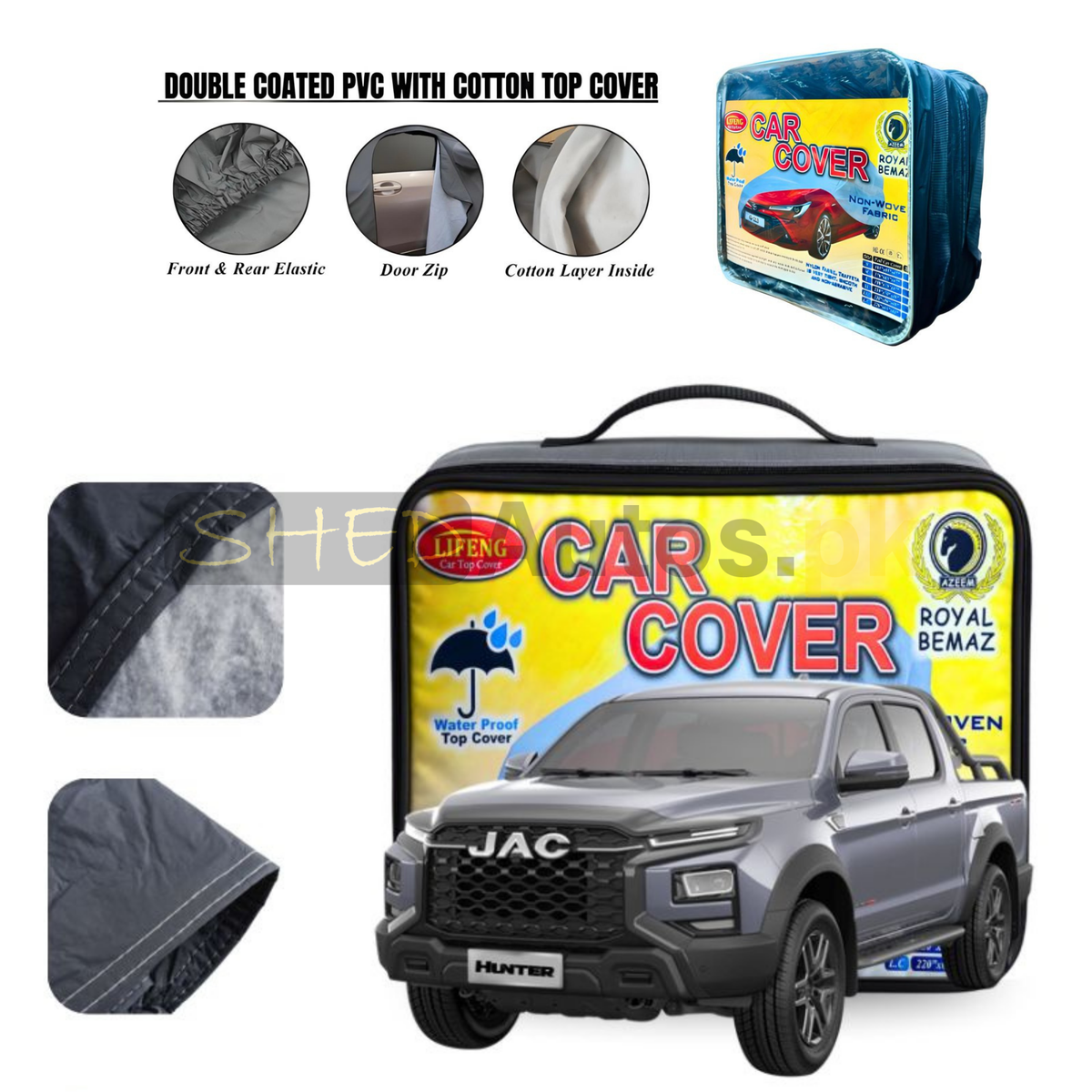 Top Cover \Non Woven PVC+Cotton Revo Rocco D-Max JAC T9 top Cover