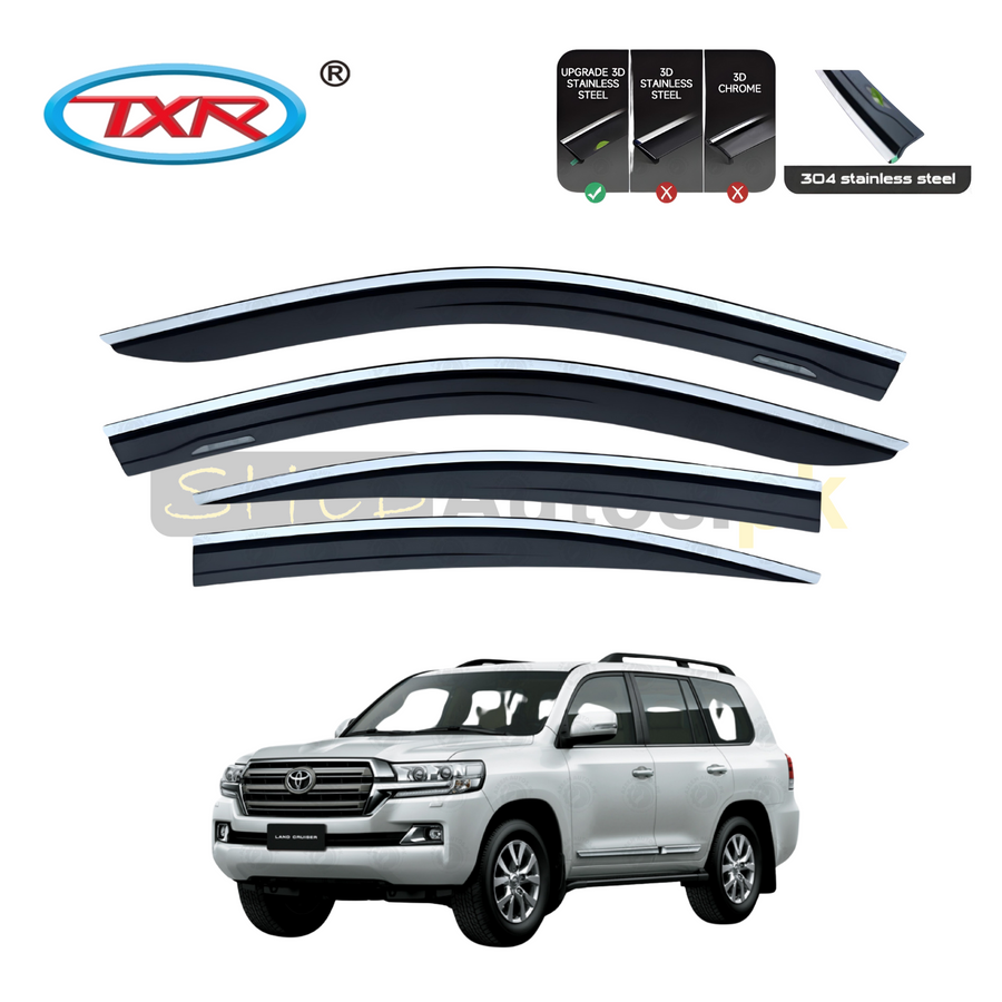Toyota Land Cruiser TXR Air Press Sun Visor With Chrome 2009-15