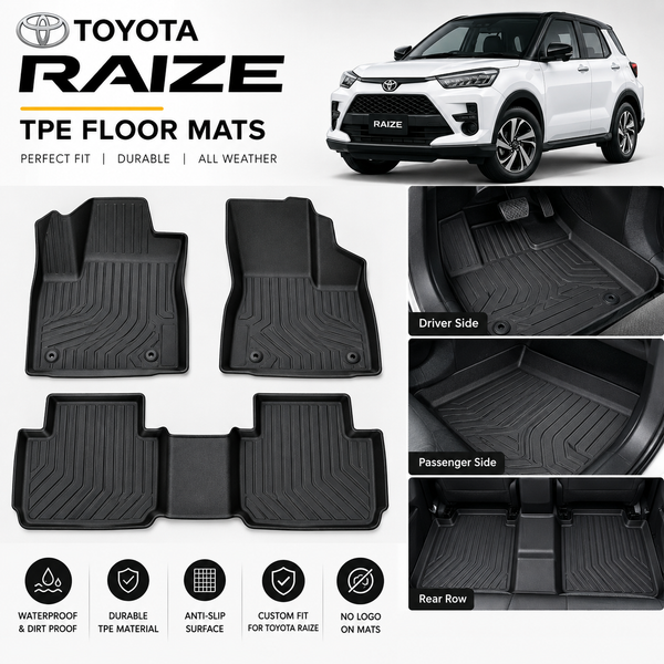 Toyota Raize Floor Mats, Toyota Raize Floor Mats near me, Toyota Raize Floor Mats pakistan, Toyota Raize Floor Mats Karachi, Toyota Raize Mats, Toyota Raize Floor Mats Lahore, Toyota Raize Floor Mats Islamabad, Toyota Raize accessories, Toyota Raize Interior accessories