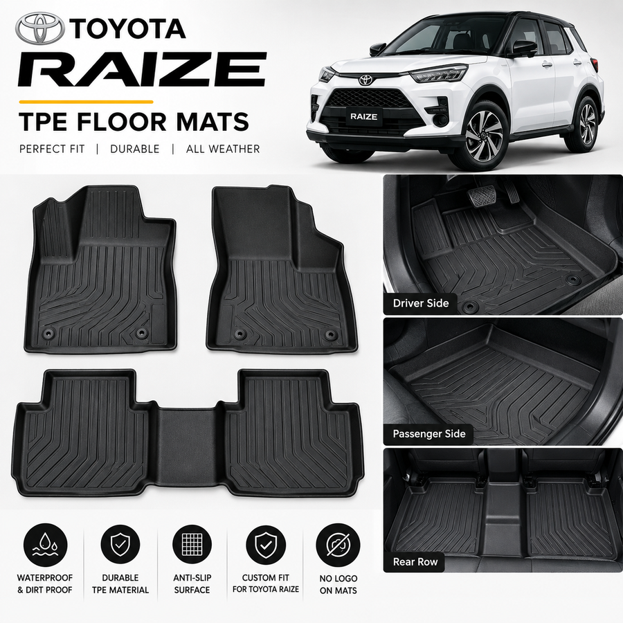 Toyota Raize Floor Mats, Toyota Raize Floor Mats near me, Toyota Raize Floor Mats pakistan, Toyota Raize Floor Mats Karachi, Toyota Raize Mats, Toyota Raize Floor Mats Lahore, Toyota Raize Floor Mats Islamabad, Toyota Raize accessories, Toyota Raize Interior accessories