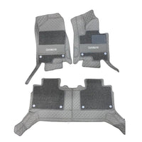 Changan Oshan X7 11D Luxury Floor Mats Grey with Grey Grass Mat - 3Pcs thumbnail 2