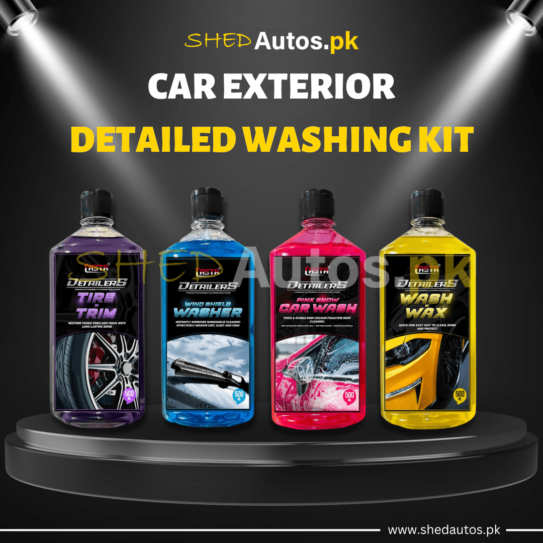 Car Exterior Detailed Washing Kit - ShedAutos.PK