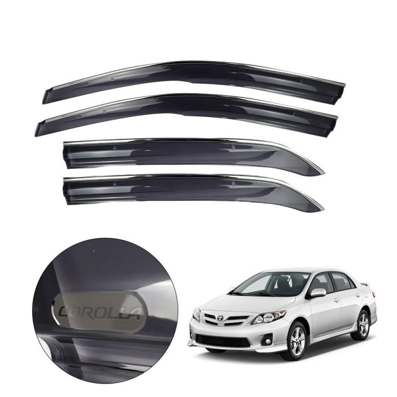 Toyota Corolla 2012-2014 Air Press Sunvisor Chrome with Clip Fitting