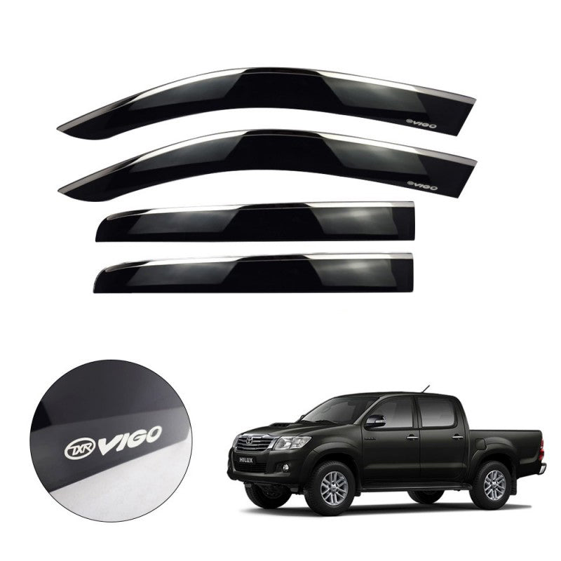 Toyota Hilux Vigo 2012-14 Air Press Sunvisor Chrome with Clip Fitting