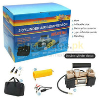 Portable Heavy Duty 2 Cylinder Air Compressor - ShedAutos.PK thumbnail 3