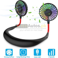 Portable Neck Fan USB Rechargeable - ShedAutos.PK thumbnail 1