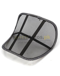 Universal Car Seat Backrest Cushion Black - ShedAutos.PK thumbnail 3