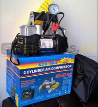 Portable Heavy Duty 2 Cylinder Air Compressor - ShedAutos.PK thumbnail 2
