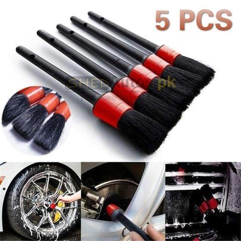 5 pcs Interior Exterior detailing brush - ShedAutos.PK