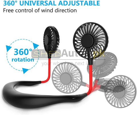 Portable Neck Fan USB Rechargeable - ShedAutos.PK