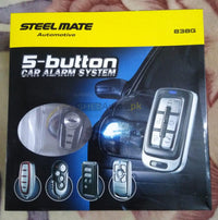 SteelMate 5 Button Car Alarm System For All cars (838G Model) - ShedAutos.PK thumbnail 1