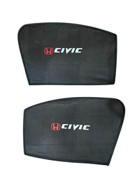 Honda Civic Side Windows Sun Shades with Logo 4pcs – Model 2022 - ShedAutos.PK thumbnail 2