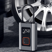Portable Electric AIR Compressor Power Bank with LED Light thumbnail 1