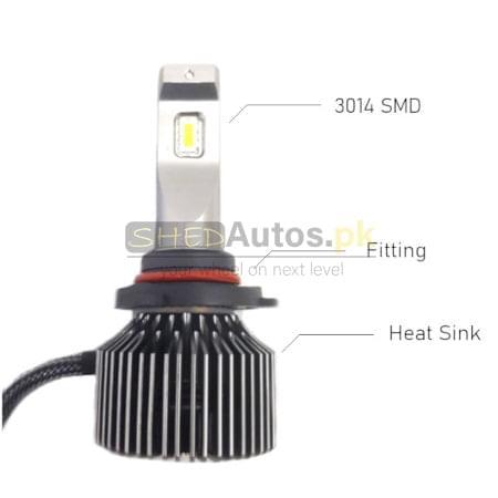 80W FUKUYAMA Car Headlight Led Bulbs Can bus 9005 12V 6000K CSV LED - ShedAutos.PK