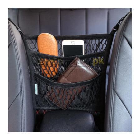CAR 3-LAYER NET SEAT BACK ORGANIZER - ShedAutos.PK