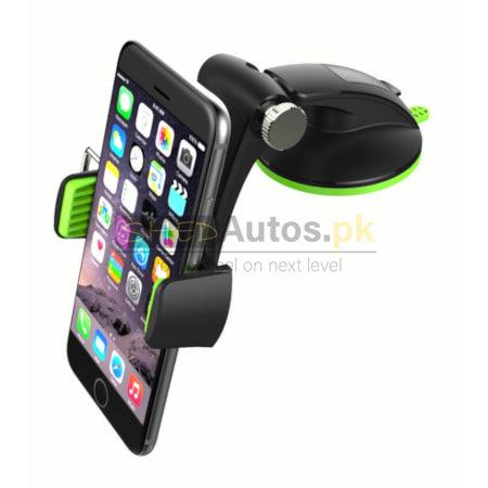 DIAMOND 360 ROTATING ADJUSTABLE CAR MOBILE HOLDER STAND - ShedAutos.PK