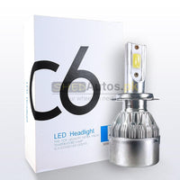 C6 Super Bright LED headlights bulbs thumbnail 2
