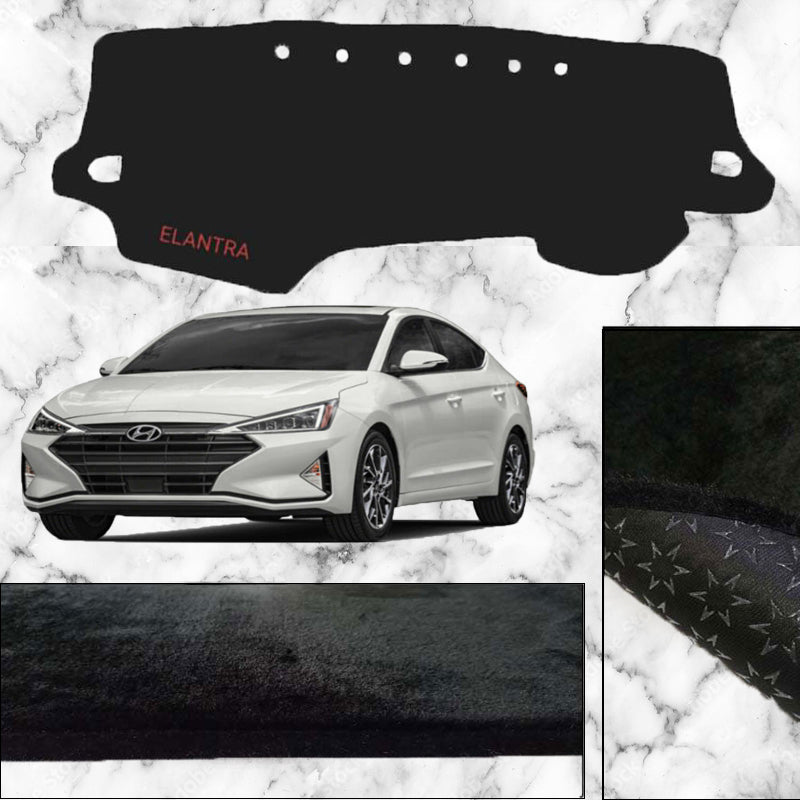 Hyundai Elantra Non Slip Velvet Dashboard Cover - ShedAutos.PK