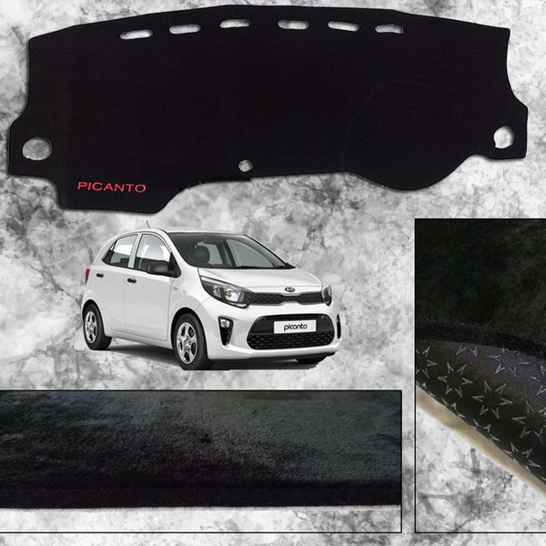 Kia Picanto Non Slip Velvet Dashboard Cover - ShedAutos.PK