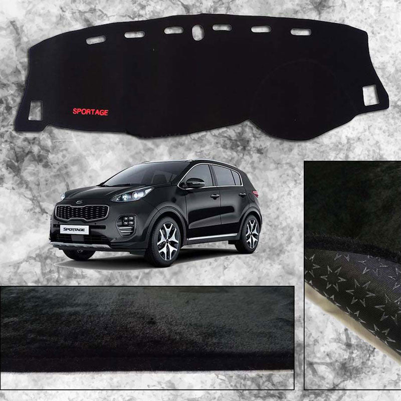 Kia Sportage Non Slip Velvet Dashboard Cover - ShedAutos.PK