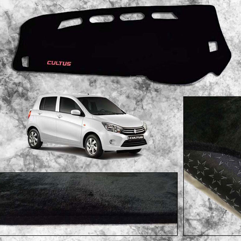 Suzuki Cultus 2017 - 2021 Non Slip Velvet Dashboard Cover - ShedAutos.PK
