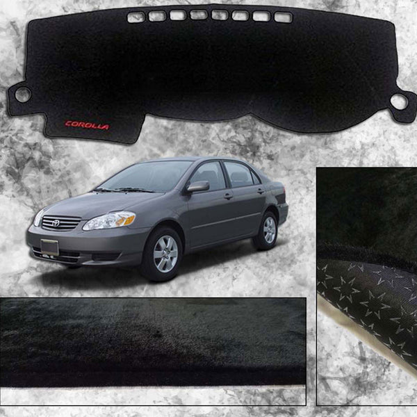 Toyota Corolla 2003 - 2008 Non Slip Velvet Dashboard Cover - ShedAutos.PK