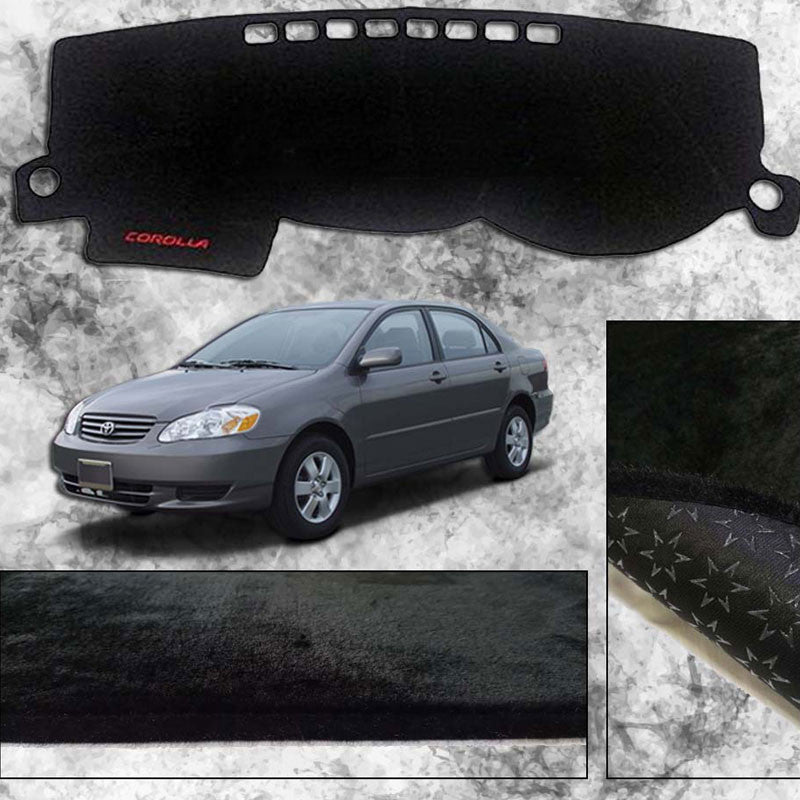 Toyota Corolla 2003 - 2008 Non Slip Velvet Dashboard Cover - ShedAutos.PK