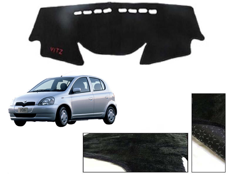 Toyota Vitz 2005 - 2010 Non Slip Velvet Dashboard Cover - ShedAutos.PK